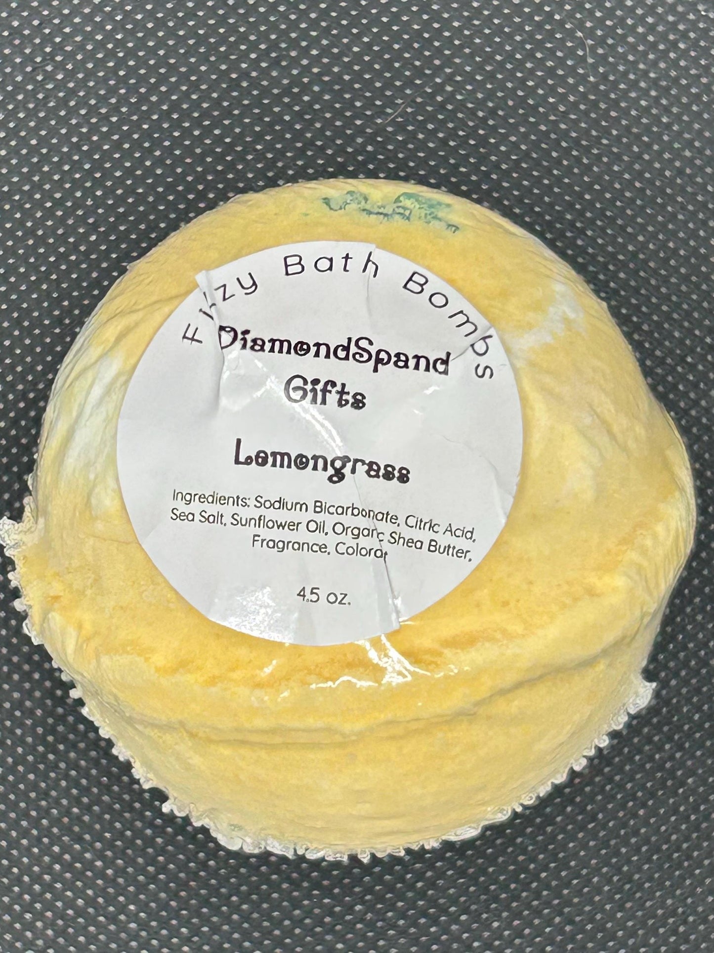 LemonGrass Scented Fizzy Bath Bomb