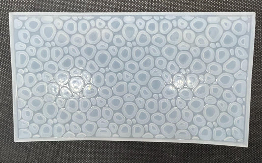 Pebble/stone design silicone resin or soap mold