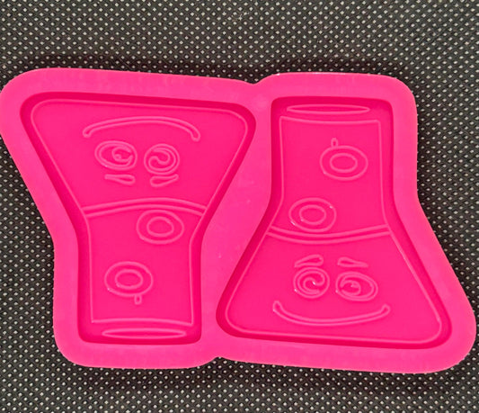 beaker silicone resin or soap mold