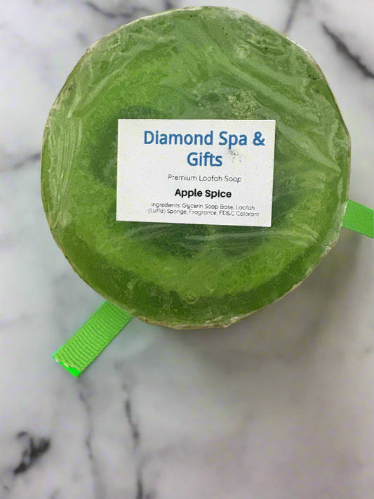 Apple Spice Premium Loofah Soap