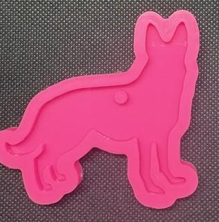 Standing Dog Silicone Resin or soap Mold