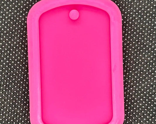 Dog Tag Silicone Resin or Soap Mold